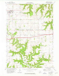 Lewiston Minnesota Historical topographic map, 1:24000 scale, 7.5 X 7.5 Minute, Year 1974