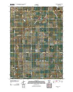 Lewisville Minnesota Historical topographic map, 1:24000 scale, 7.5 X 7.5 Minute, Year 2010
