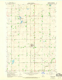 Lewisville Minnesota Historical topographic map, 1:24000 scale, 7.5 X 7.5 Minute, Year 1967