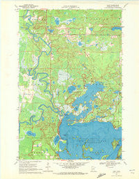 Libby Minnesota Historical topographic map, 1:24000 scale, 7.5 X 7.5 Minute, Year 1970