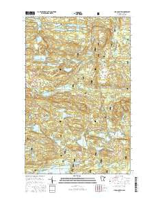 Lima Mountain Minnesota Current topographic map, 1:24000 scale, 7.5 X 7.5 Minute, Year 2016