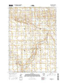 Lime Creek Minnesota Current topographic map, 1:24000 scale, 7.5 X 7.5 Minute, Year 2016