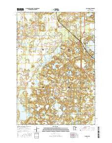 Lincoln Minnesota Current topographic map, 1:24000 scale, 7.5 X 7.5 Minute, Year 2016