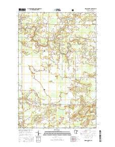 Linden Grove Minnesota Current topographic map, 1:24000 scale, 7.5 X 7.5 Minute, Year 2016