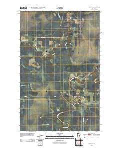 Lindford Minnesota Historical topographic map, 1:24000 scale, 7.5 X 7.5 Minute, Year 2010