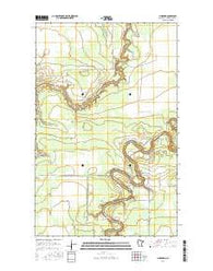 Lindford Minnesota Current topographic map, 1:24000 scale, 7.5 X 7.5 Minute, Year 2016