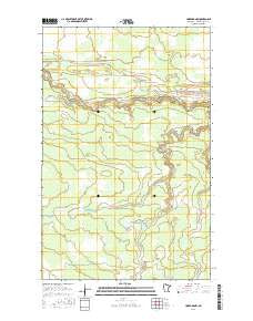 Lindford NW Minnesota Current topographic map, 1:24000 scale, 7.5 X 7.5 Minute, Year 2016