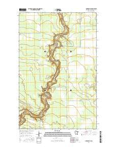 Lindford SE Minnesota Current topographic map, 1:24000 scale, 7.5 X 7.5 Minute, Year 2016