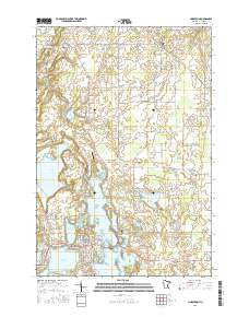 Lindstrom Minnesota Current topographic map, 1:24000 scale, 7.5 X 7.5 Minute, Year 2016
