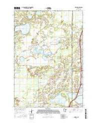 Linwood Minnesota Current topographic map, 1:24000 scale, 7.5 X 7.5 Minute, Year 2016