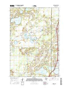 Linwood Minnesota Current topographic map, 1:24000 scale, 7.5 X 7.5 Minute, Year 2016