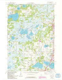 Linwood Minnesota Historical topographic map, 1:24000 scale, 7.5 X 7.5 Minute, Year 1974