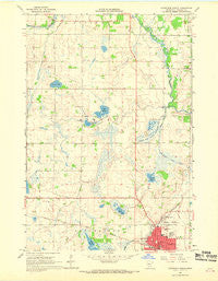 Litchfield North Minnesota Historical topographic map, 1:24000 scale, 7.5 X 7.5 Minute, Year 1967