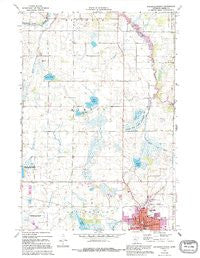 Litchfield North Minnesota Historical topographic map, 1:24000 scale, 7.5 X 7.5 Minute, Year 1967