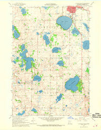 Litchfield South Minnesota Historical topographic map, 1:24000 scale, 7.5 X 7.5 Minute, Year 1967