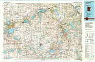 Litchfield Minnesota Historical topographic map, 1:100000 scale, 30 X 60 Minute, Year 1986