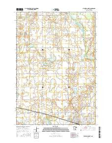 Litchfield North Minnesota Current topographic map, 1:24000 scale, 7.5 X 7.5 Minute, Year 2016