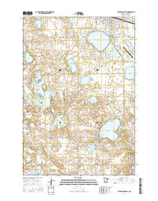 Litchfield South Minnesota Current topographic map, 1:24000 scale, 7.5 X 7.5 Minute, Year 2016
