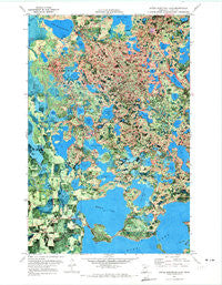 Little Bowstring Lake Minnesota Historical topographic map, 1:24000 scale, 7.5 X 7.5 Minute, Year 1970