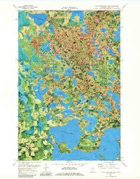 Little Bowstring Lake Minnesota Historical topographic map, 1:24000 scale, 7.5 X 7.5 Minute, Year 1970
