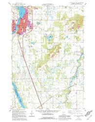 Little Falls East Minnesota Historical topographic map, 1:24000 scale, 7.5 X 7.5 Minute, Year 1978
