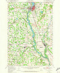 Little Falls Minnesota Historical topographic map, 1:62500 scale, 15 X 15 Minute, Year 1948