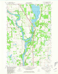 Little Rock Lake Minnesota Historical topographic map, 1:24000 scale, 7.5 X 7.5 Minute, Year 1974