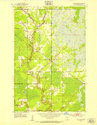 Little Swan Minnesota Historical topographic map, 1:24000 scale, 7.5 X 7.5 Minute, Year 1952