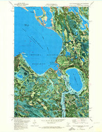 Little Winnibigoshish Lake Minnesota Historical topographic map, 1:24000 scale, 7.5 X 7.5 Minute, Year 1971