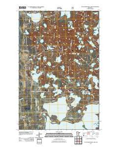 Little Bowstring Lake Minnesota Historical topographic map, 1:24000 scale, 7.5 X 7.5 Minute, Year 2011