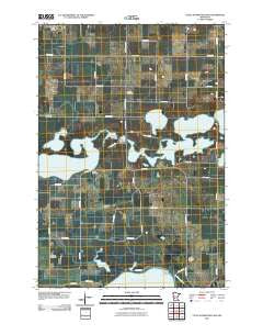 Little Kandiyohi Lake Minnesota Historical topographic map, 1:24000 scale, 7.5 X 7.5 Minute, Year 2010