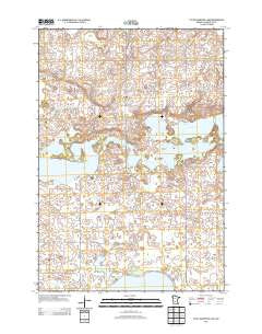 Little Kandiyohi Lake Minnesota Historical topographic map, 1:24000 scale, 7.5 X 7.5 Minute, Year 2013