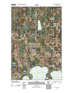 Little Pine Lake Minnesota Historical topographic map, 1:24000 scale, 7.5 X 7.5 Minute, Year 2010