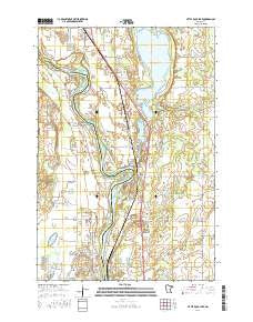 Little Rock Lake Minnesota Current topographic map, 1:24000 scale, 7.5 X 7.5 Minute, Year 2016