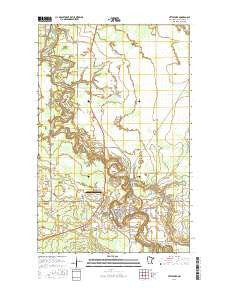 Littlefork Minnesota Current topographic map, 1:24000 scale, 7.5 X 7.5 Minute, Year 2016