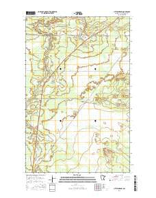 Littlefork SW Minnesota Current topographic map, 1:24000 scale, 7.5 X 7.5 Minute, Year 2016