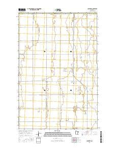 Lockhart Minnesota Current topographic map, 1:24000 scale, 7.5 X 7.5 Minute, Year 2016