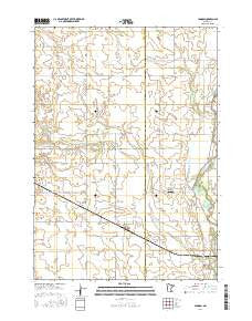 London Minnesota Current topographic map, 1:24000 scale, 7.5 X 7.5 Minute, Year 2016