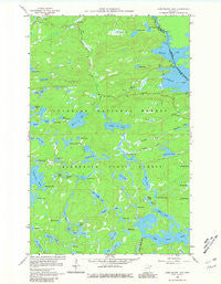 Long Island Lake Minnesota Historical topographic map, 1:24000 scale, 7.5 X 7.5 Minute, Year 1960