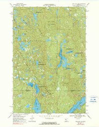 Long Lost Lake Minnesota Historical topographic map, 1:24000 scale, 7.5 X 7.5 Minute, Year 1969