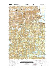 Long Island Lake Minnesota Current topographic map, 1:24000 scale, 7.5 X 7.5 Minute, Year 2016