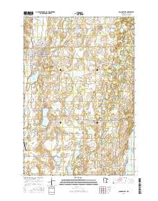 Long Prairie Minnesota Current topographic map, 1:24000 scale, 7.5 X 7.5 Minute, Year 2016