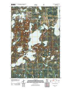 Longville Minnesota Historical topographic map, 1:24000 scale, 7.5 X 7.5 Minute, Year 2011