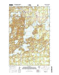 Longville Minnesota Current topographic map, 1:24000 scale, 7.5 X 7.5 Minute, Year 2016