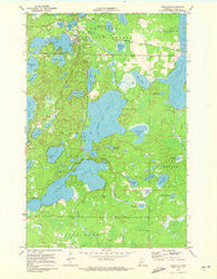 Longville Minnesota Historical topographic map, 1:24000 scale, 7.5 X 7.5 Minute, Year 1971