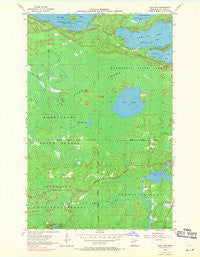 Lost Lake Minnesota Historical topographic map, 1:24000 scale, 7.5 X 7.5 Minute, Year 1956