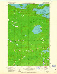 Lost Lake Minnesota Historical topographic map, 1:24000 scale, 7.5 X 7.5 Minute, Year 1956