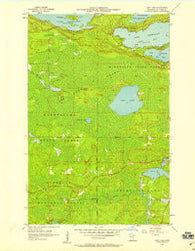 Lost Lake Minnesota Historical topographic map, 1:24000 scale, 7.5 X 7.5 Minute, Year 1956
