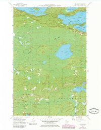 Lost Lake Minnesota Historical topographic map, 1:24000 scale, 7.5 X 7.5 Minute, Year 1956