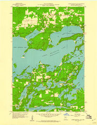 Lower Whitefish Lake Minnesota Historical topographic map, 1:24000 scale, 7.5 X 7.5 Minute, Year 1959